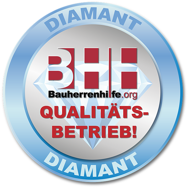 Diamant Auszeichnung österreichische Bauherrnhilfe für BZ-Bau